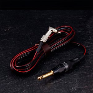 ANGLED SILVER BLACK HEAVY DUTY RCA CABLE