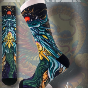 CALCETÍN EDICIÓN DRAGON TATTOO TATTOO ALTA CALIDAD.