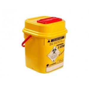 CONTENEDOR AGUJAS 5 LITROS