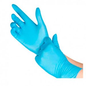 GUANTES 100 UDS NITRILO AZUL