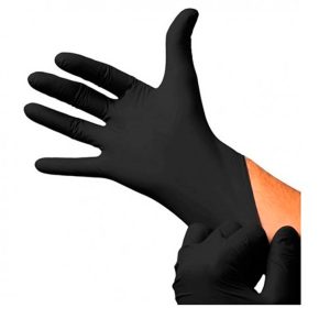 GUANTES 100 UDS NITRILO NEGRO UNIGLOVES