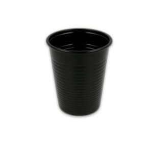 VASOS DE PLASTICO NEGROS 100UNDS